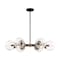 Nuvo Fixture, Chandelier, 6-Light, Incandescent, 60W, 120V, B10, Candelabra, Bulb Count: 6 60/7126 - alternate 2